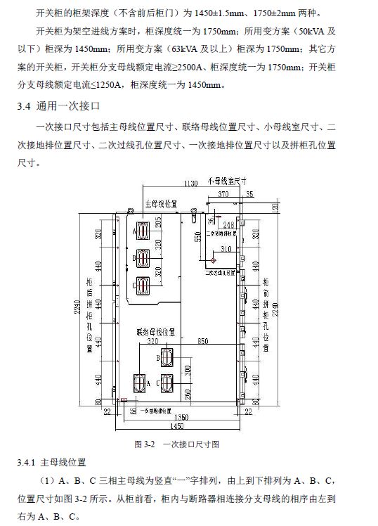 12 KV手車類型開關(guān)柜標準化設(shè)計定制方案(2019年版)