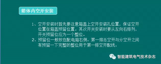 必須收集！配電箱內(nèi)部布線要求